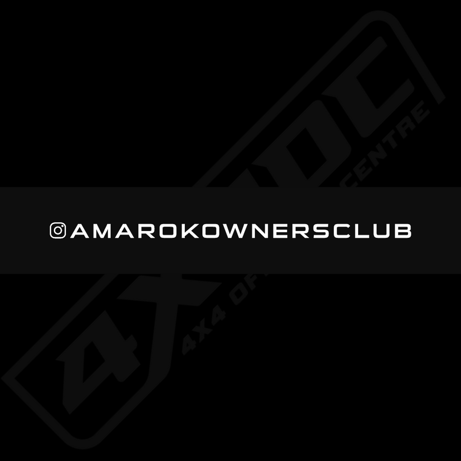 AOC Windscreen Banner | Amarok Owners Club