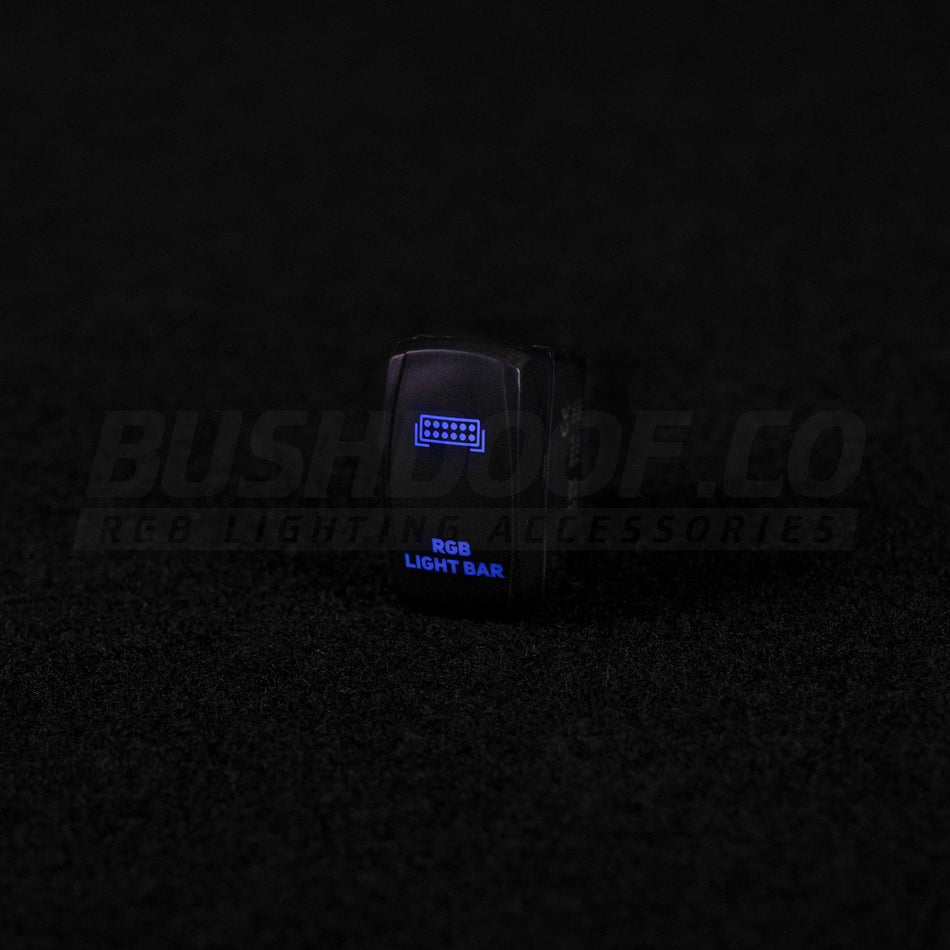 RGB Light Bar 5 Pin Rocker Switch