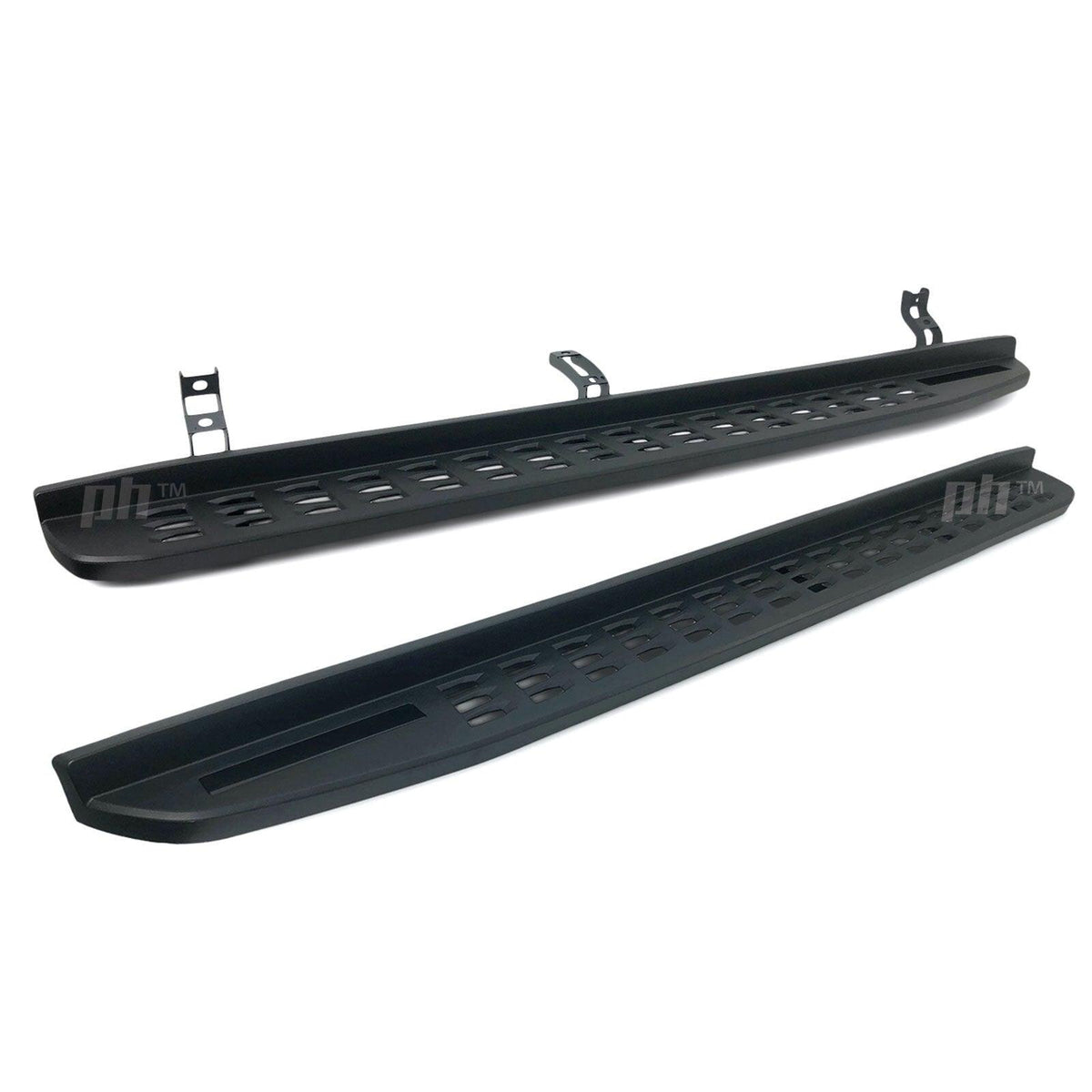 Black Edition Side Steps fits Ford Ranger RAPTOR & PX Dual Cab 2011-2020 - 4X4OC™