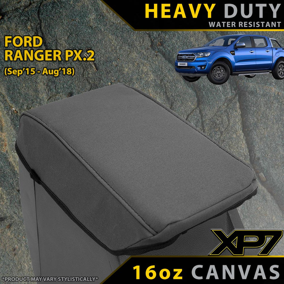 Ford Ranger PX II Heavy Duty XP7 Canvas Console Lid (Made to Order)