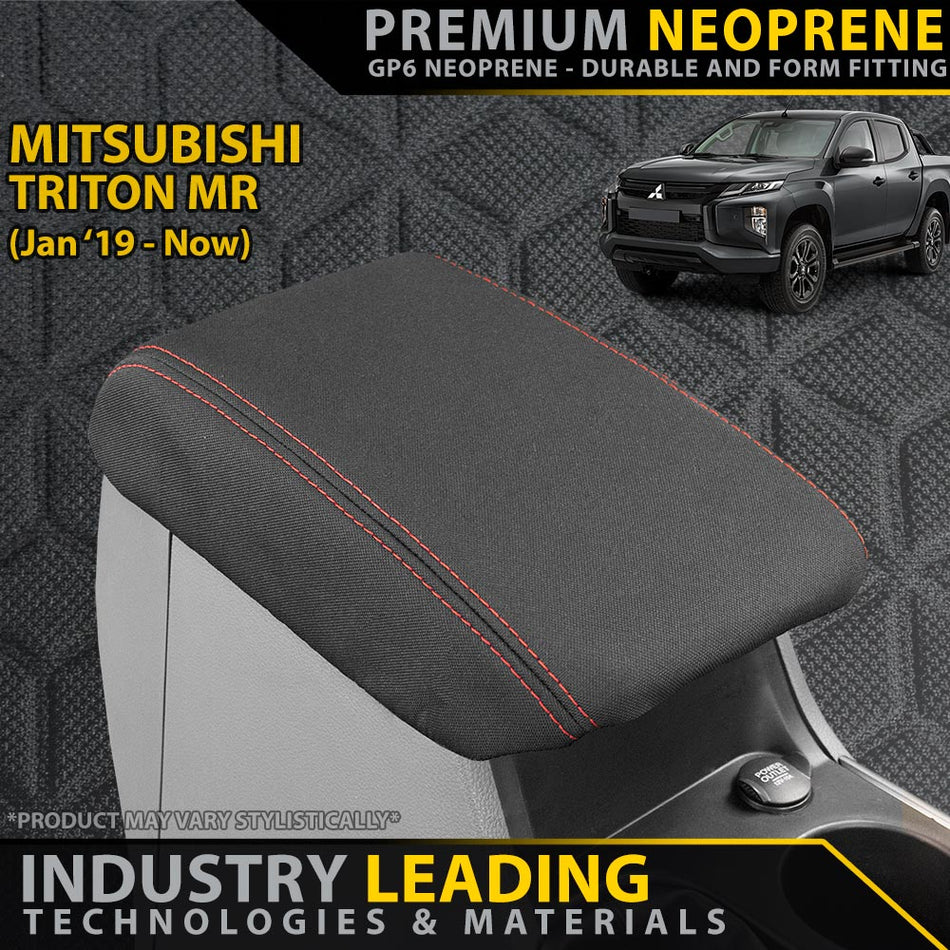 Mitsubishi Triton MR Premium Neoprene Console Lid (Made to Order)