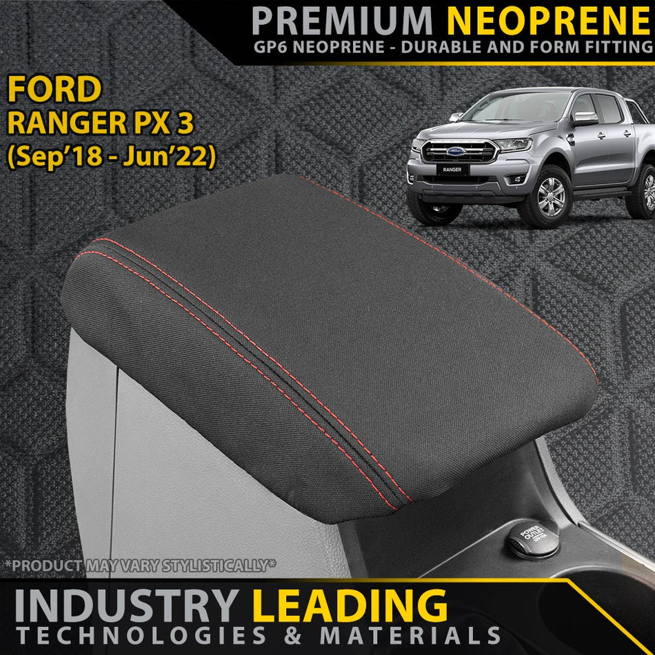 Ford Ranger PX III Premium Neoprene Console Lid (Available)