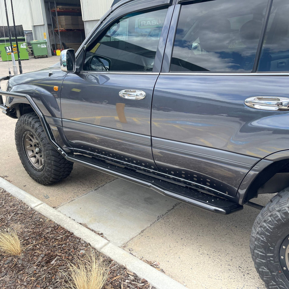 105 Series Toyota Landcruiser Revolution Rock Sliders & Rails