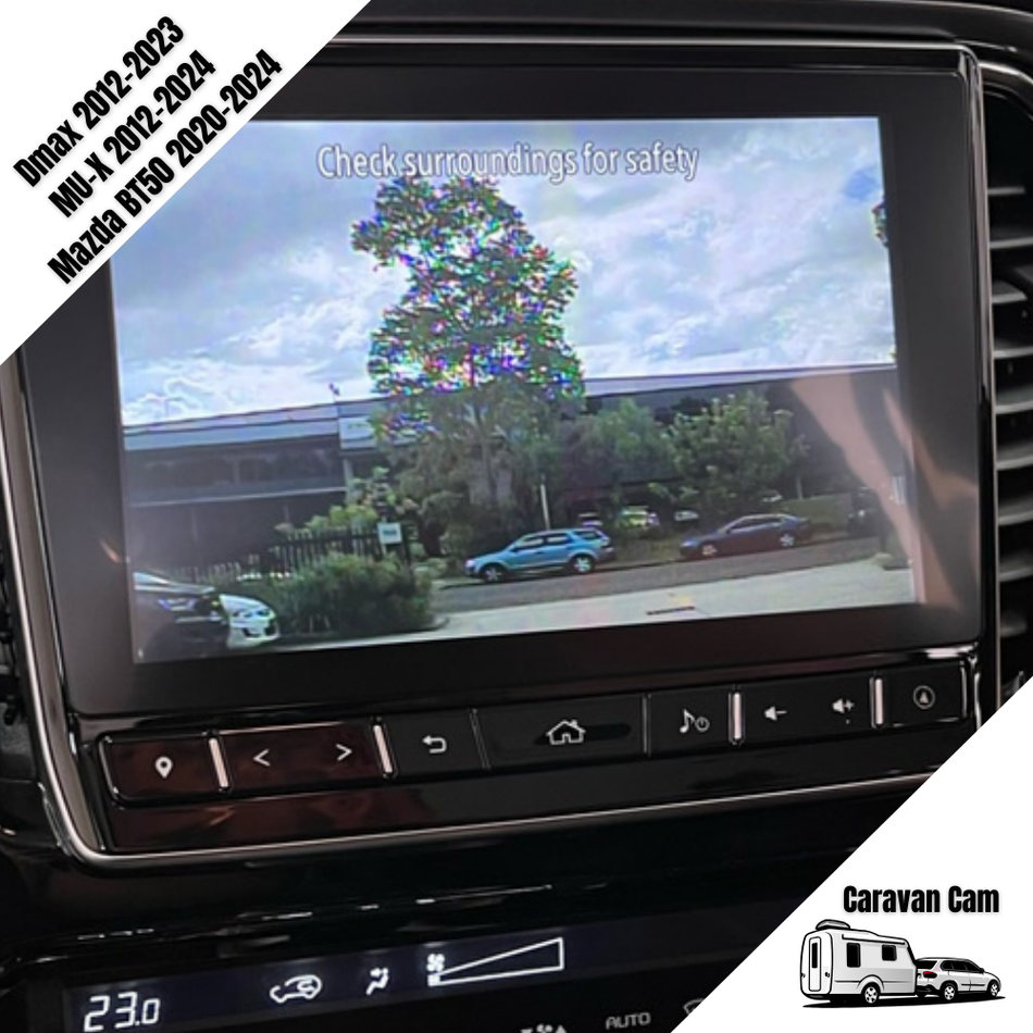 Caravan Camera Integration Kit for OEM screen: Toyota, Isuzu Dmax/MU-X, Mazda BT50
