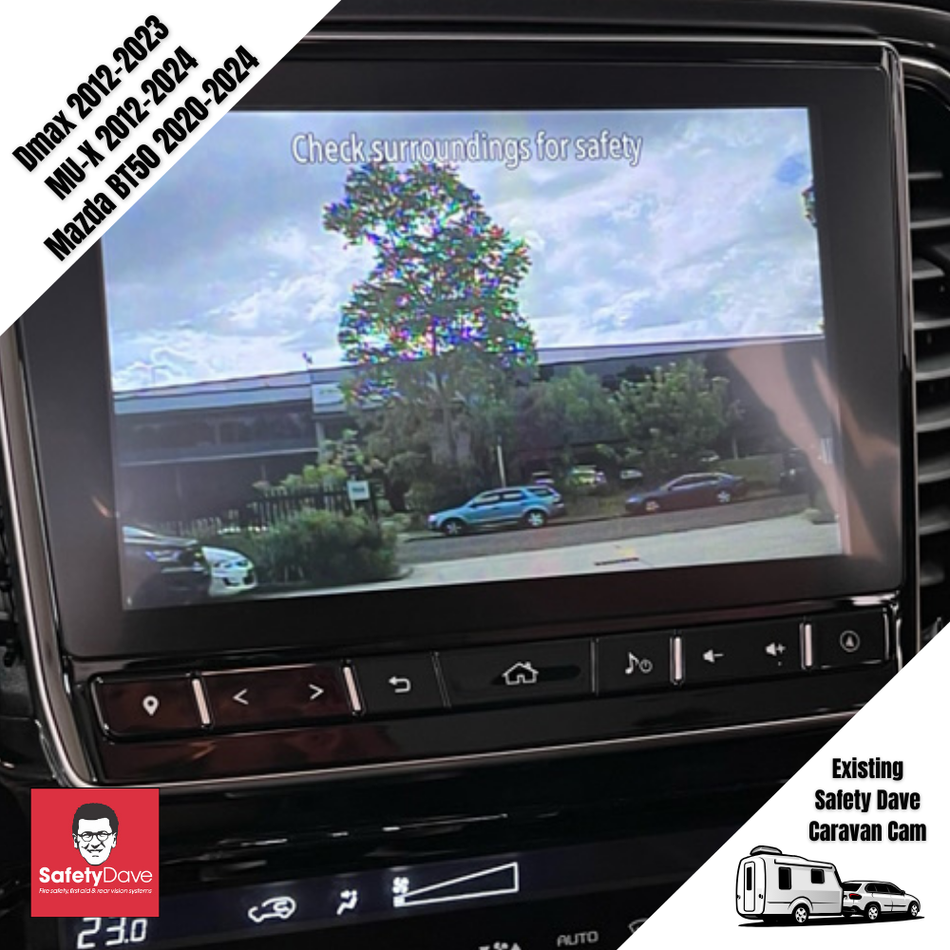 Isuzu Dmax / MU-X Integration Kit for Safety Dave Caravan Camera