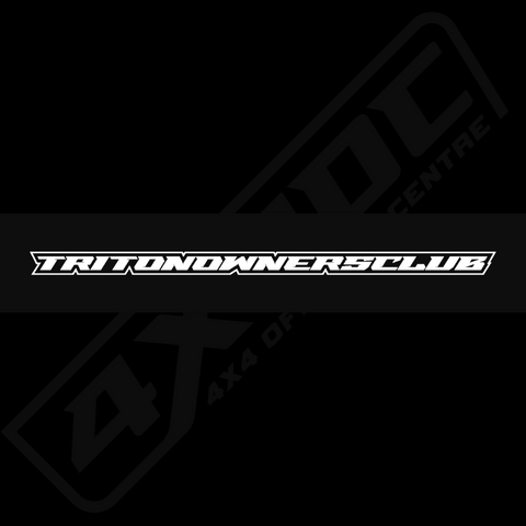 Triton Owners Club Windscreen Banner V3