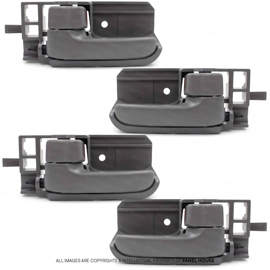 Door Handle Grey Inner SET Fits Toyota Hilux N70 2005 - 2015