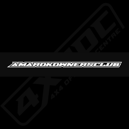 Amarok Owners Club Windscreen Banner V3