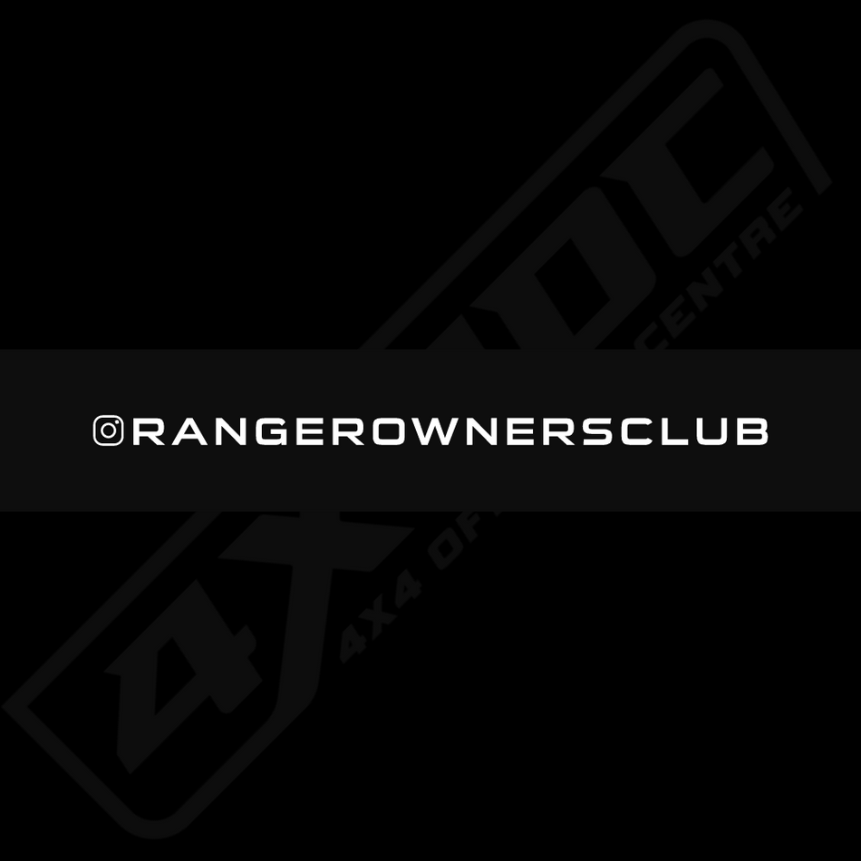 ROC Windscreen Banner | Ranger Owners Club