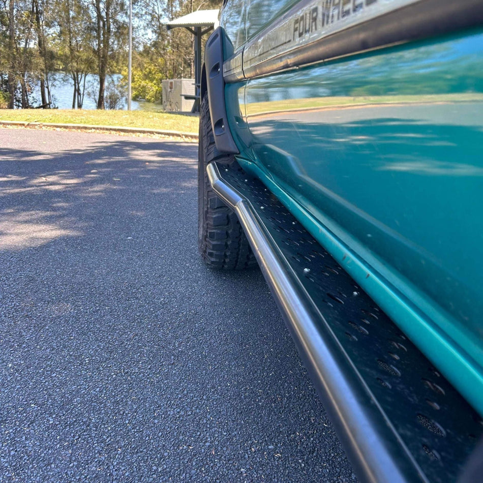 80 Series Toyota Landcruiser Revolution Rock Sliders & Rails