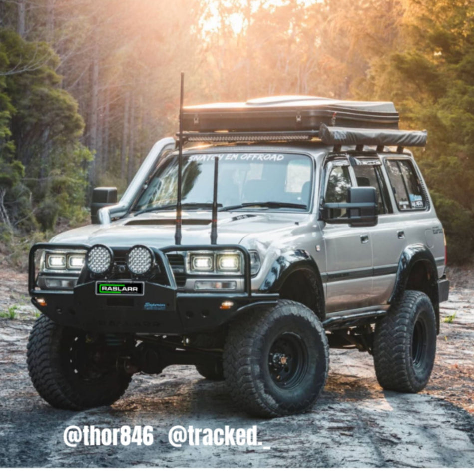 80 Series Toyota Landcruiser Azza Bull Bar (New Hoops)