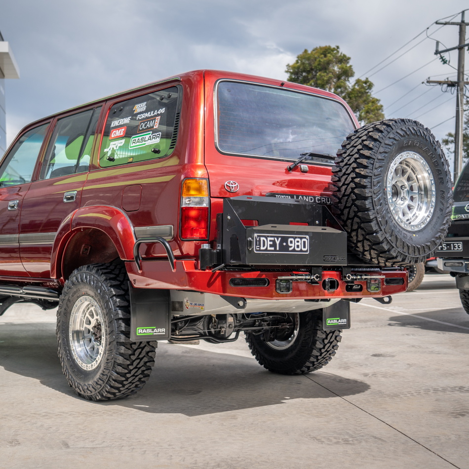 Toyota Landcruiser 80 Series Rear Bar V2 (Super High Clearance)