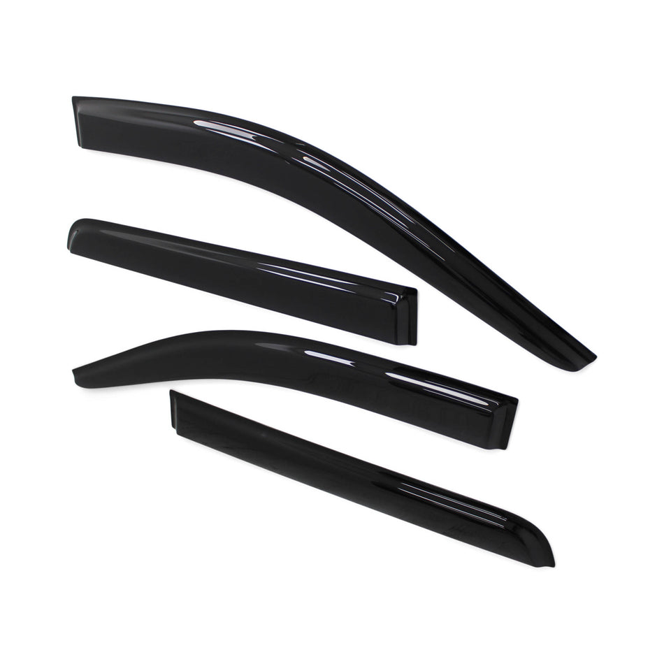 Weather Shield Window Visors SET 4 Piece Fits Nissan Navara NP300 D23 15 - 23