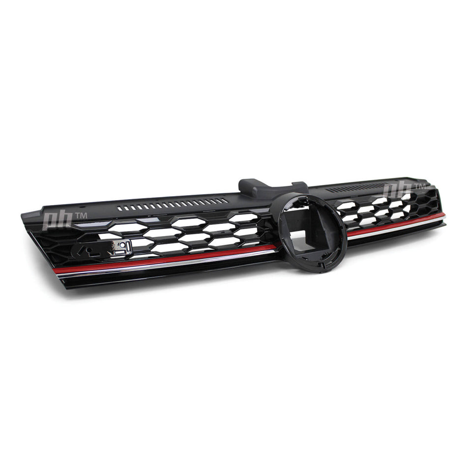Grill Gloss Black GTi Style fits Volkswagen Golf 7.5 GTi 2017 - 2020