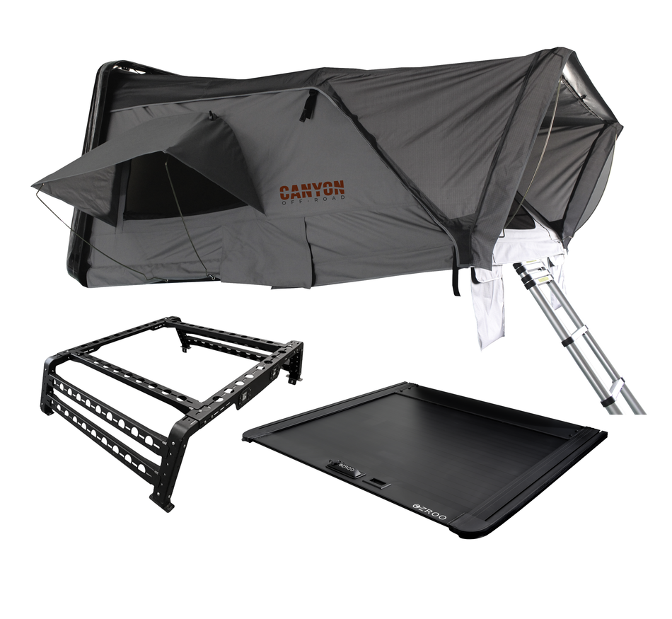 Rooftop/ Tubrack/ Rollercover Package - 2 Person Hard Shell Tent