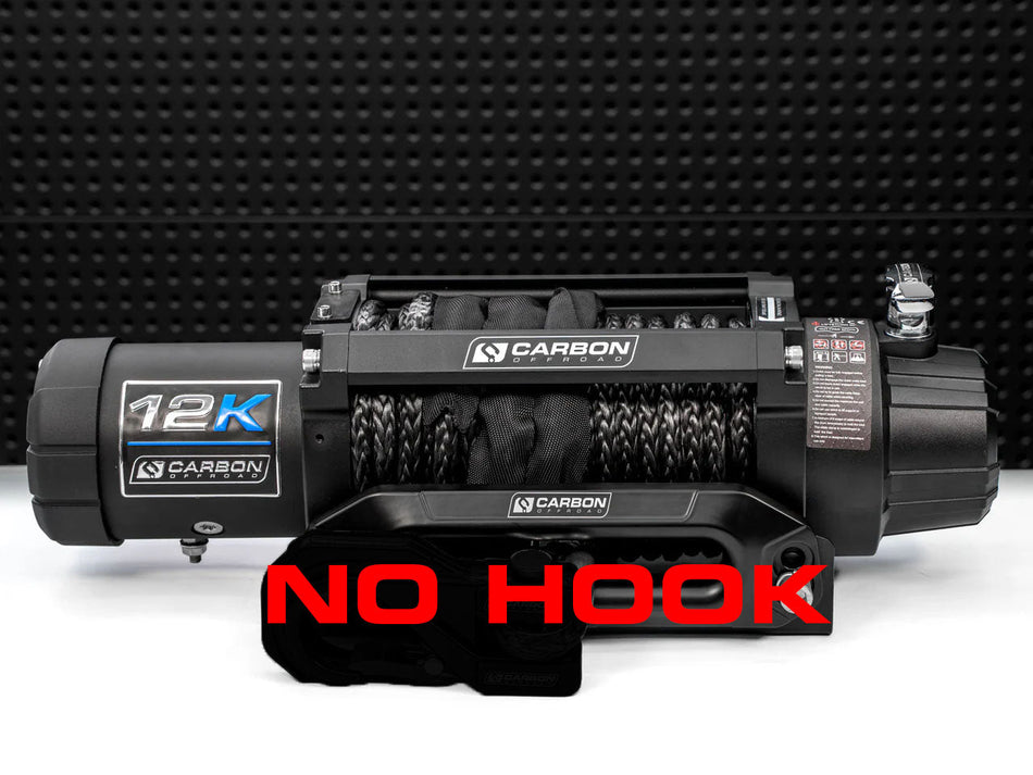 Carbon 12K - 12000lb Winch V3 - BYO Hook
