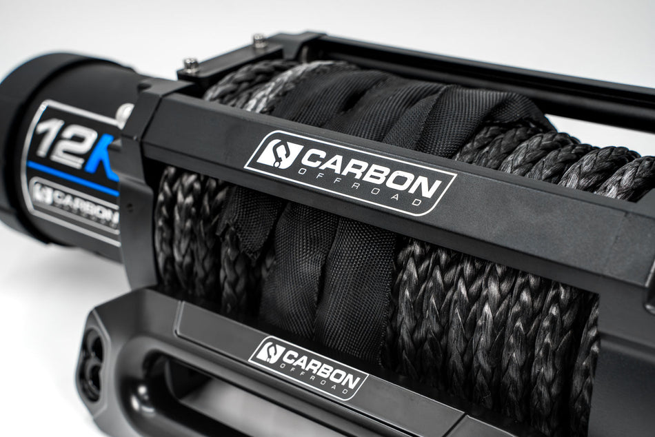 Carbon 12K - 12000lb Winch V3 with Soft Shackle