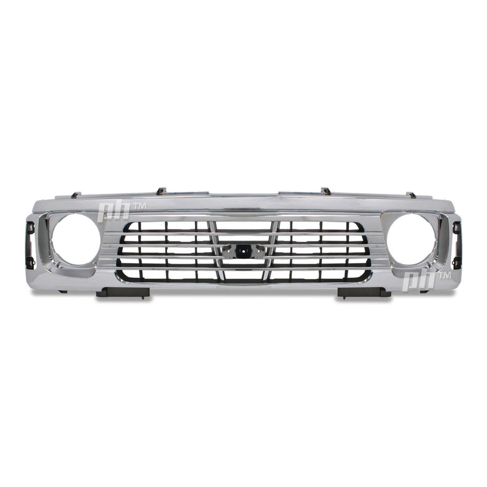 Grill Chrome & Corner Light SET fits Nissan Patrol GQ Series 2 Y60 1994 - 1997