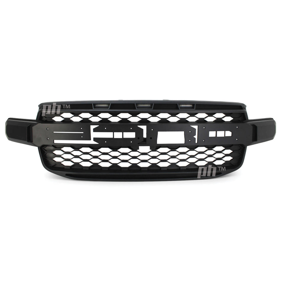 Black F Style Grill With LED fits Ford Everest NEXT GEN 2022- Sport Platinum Ambiente Trend