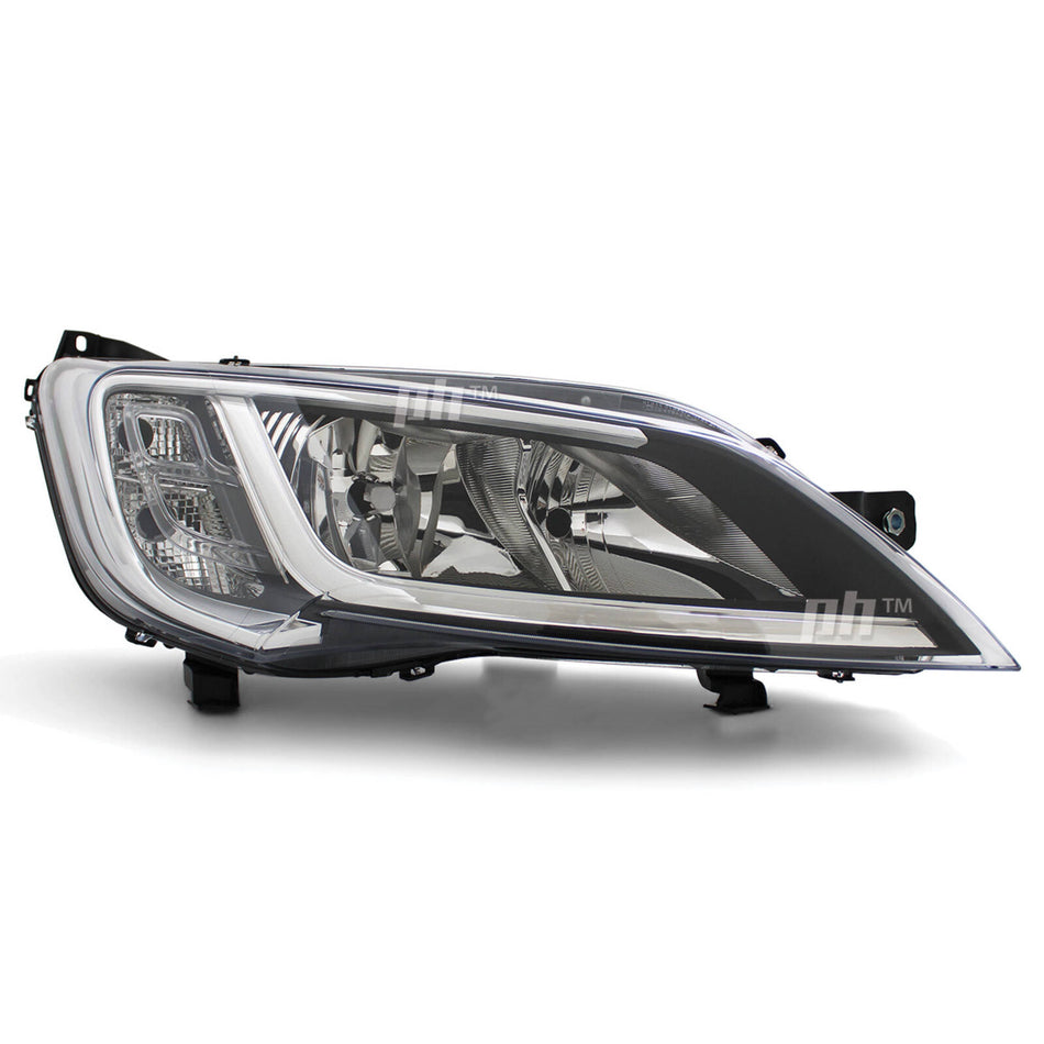 Headlights PAIR NO DRL fits Fiat Ducato Van & Motorhome 05/2014-