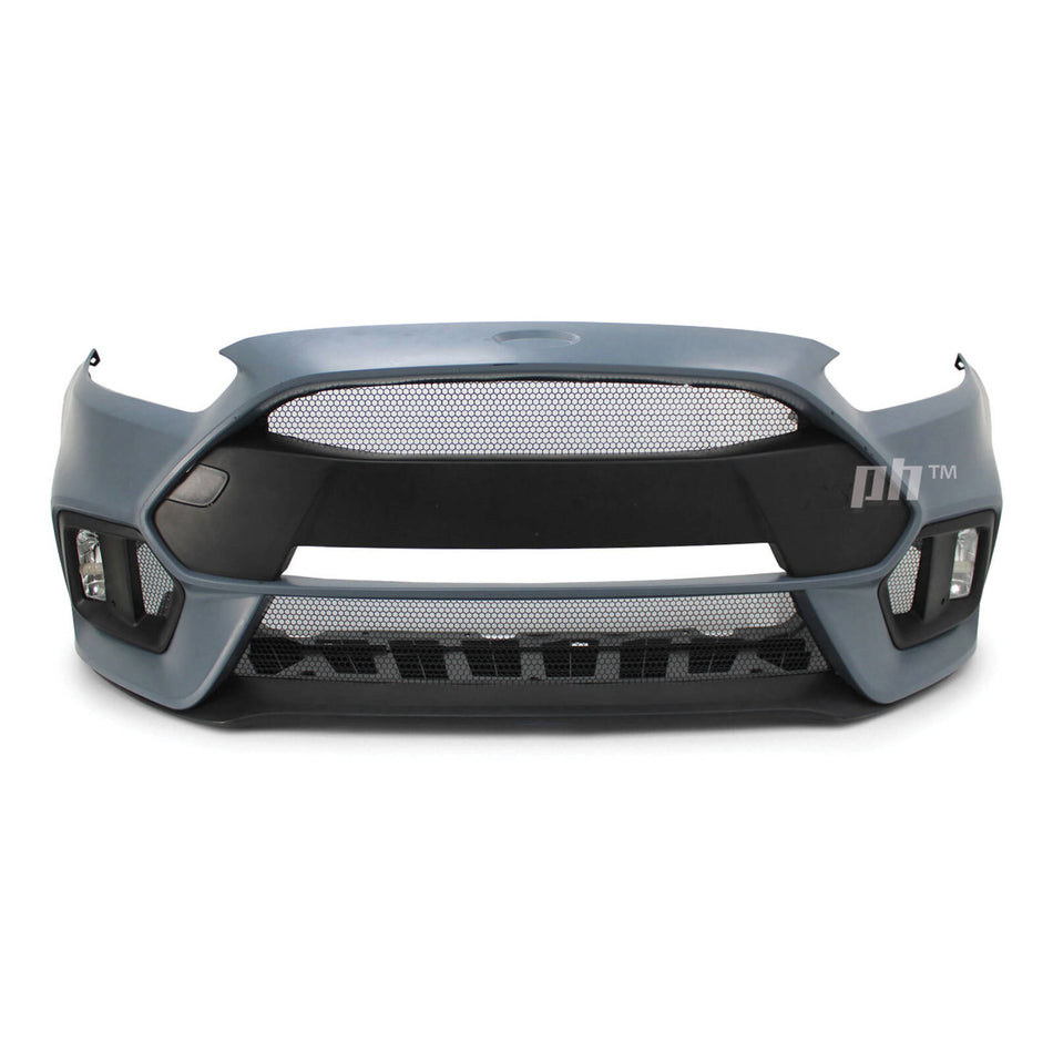 Upgrade Front Bumper Bar RS Style Fits Ford Focus LZ Hatch 2015 - 2018