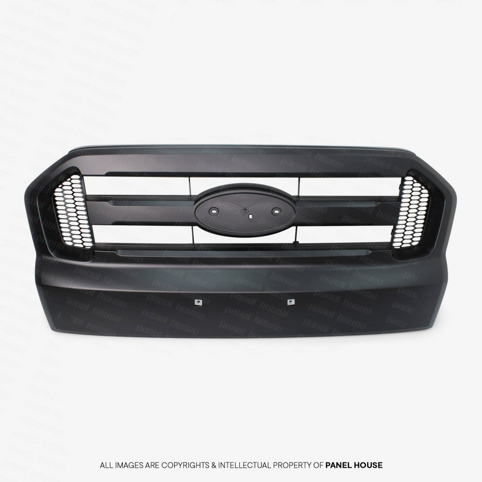 Grill BLACK fits Ford Ranger PX2 2015 - 2018 XL XLS
