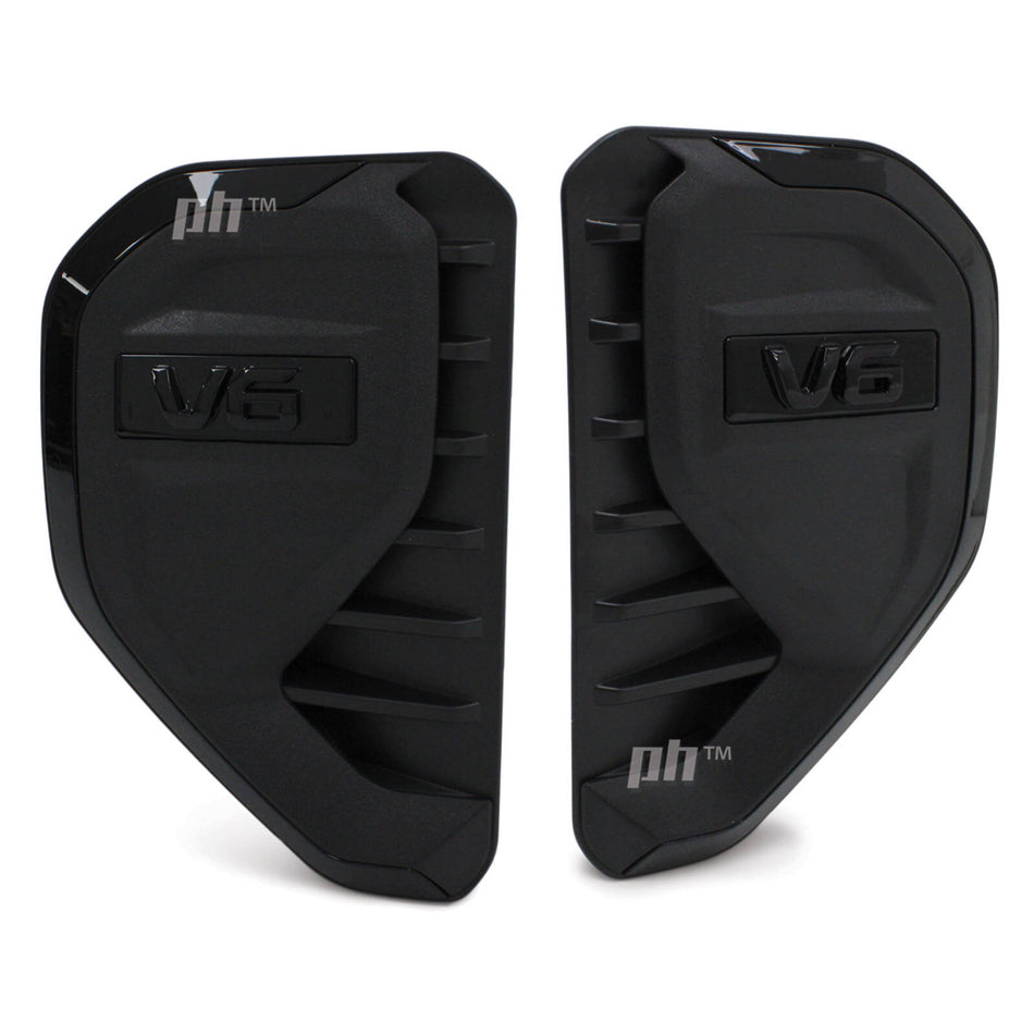 Guard / Fender Vents Black PAIR fits Ford Ranger Next Gen T9 2022 -