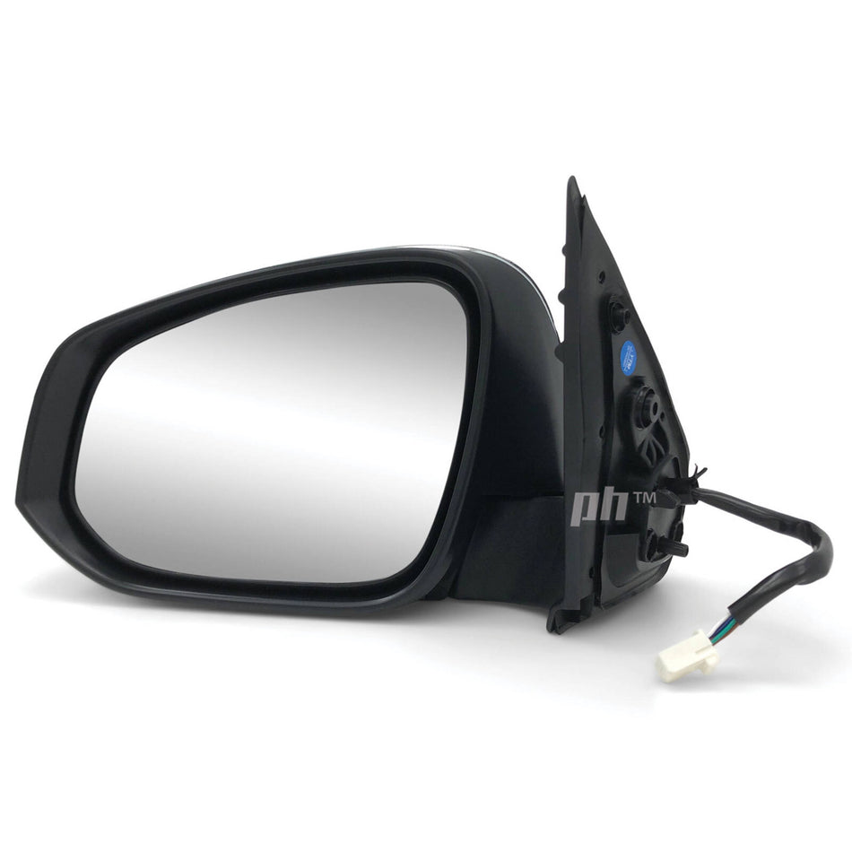 Door Mirrors PAIR Chrome Electric Auto Fold Fits Toyota Hilux N80 SR5 15 - 21