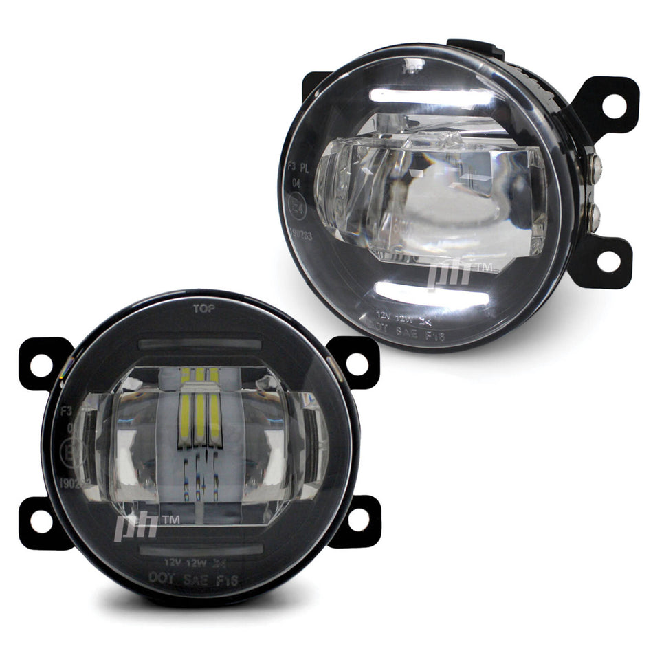LED Projector Fog Lights With DRL PAIR fits Holden Commodore VE SS SSV S1 2006 - 2010