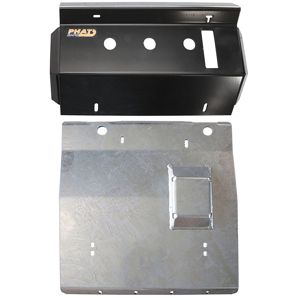 Hilux N70 front bash plate with ARB recovery point cutout & sump plate