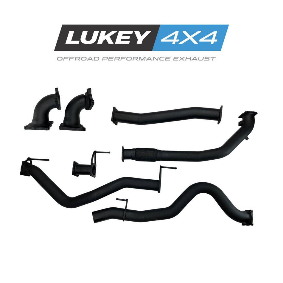 Lukey 4x4 Exhaust System for Holden Colorado (03/2008 - 06/2012), Holden Rodeo (02/2003 - 10/2008), Isuzu D-MAX (01/2007 - 06/2012) with Hotdog