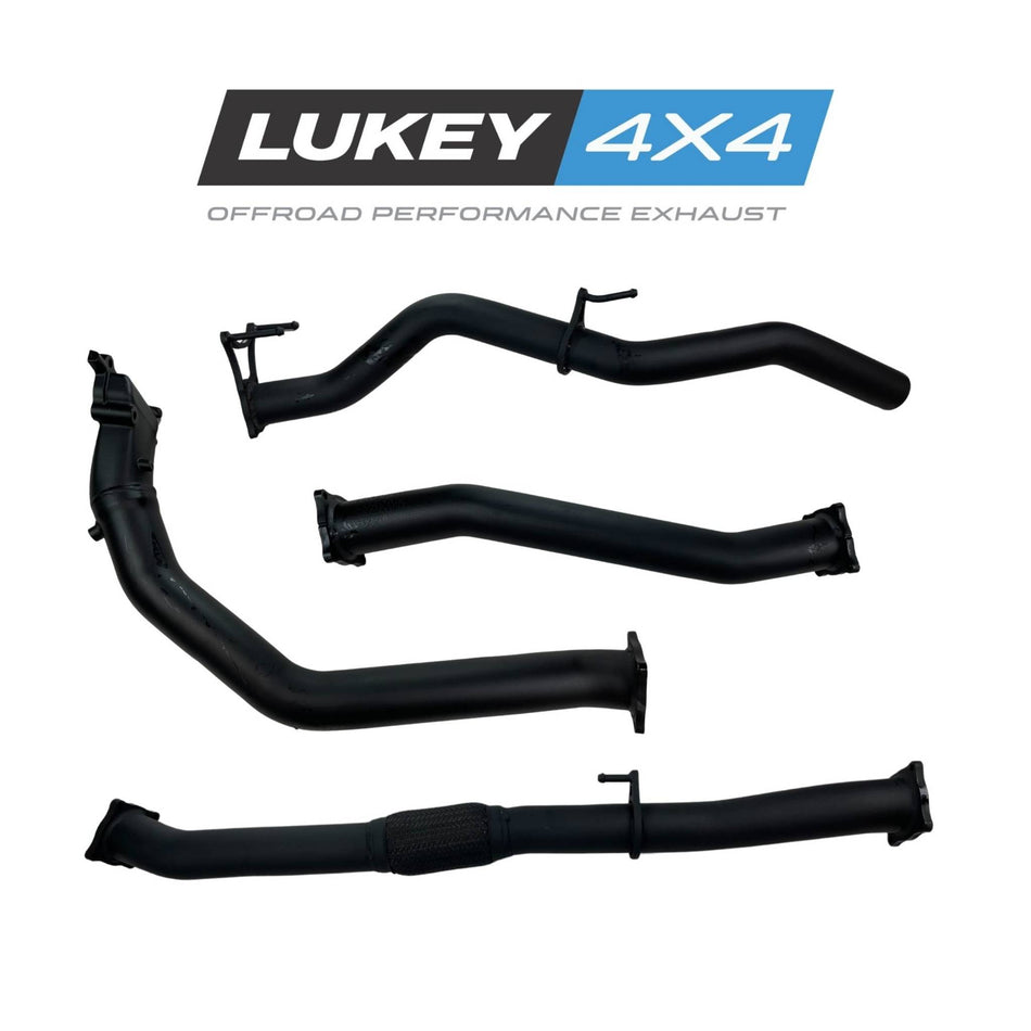 Lukey 4x4 Exhaust System for Nissan Navara D22 2.5 with Hotdog (11/2001 - 10/2015)