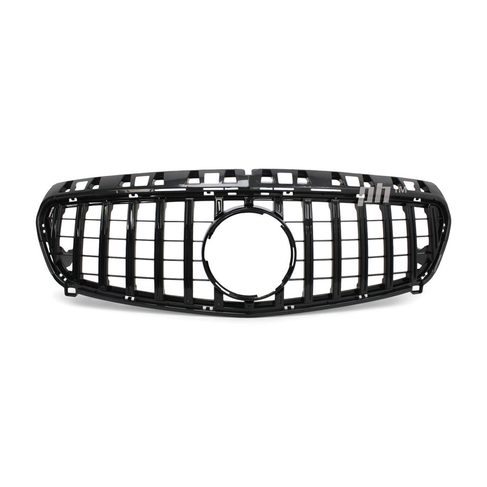 Gloss BLACK GT Style Grill Fits Mercedes-Benz W176 A-Class & A45 AMG 12 - 15