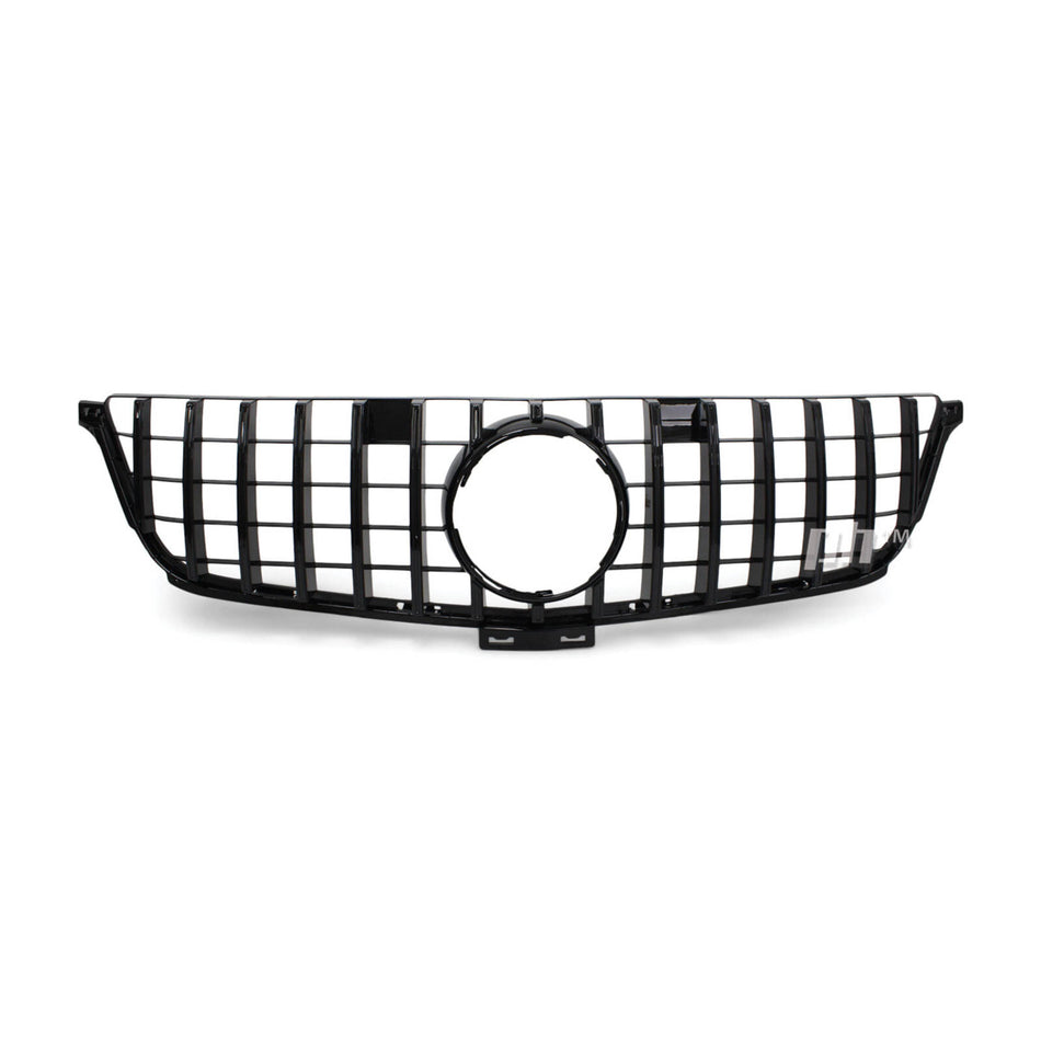 Gloss BLACK GT Style Grill fits Mercedes Benz ML W166 2012 - 2015