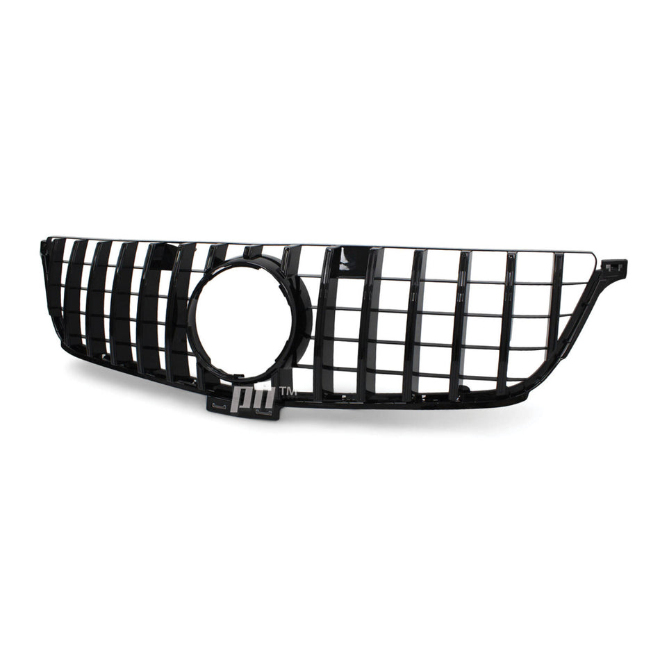 Gloss BLACK GT Style Grill fits Mercedes Benz ML W166 2012 - 2015