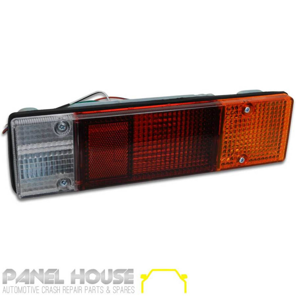Tail Lights PAIR Round Plug fits Mitsubishi Triton 1986 - 2015
