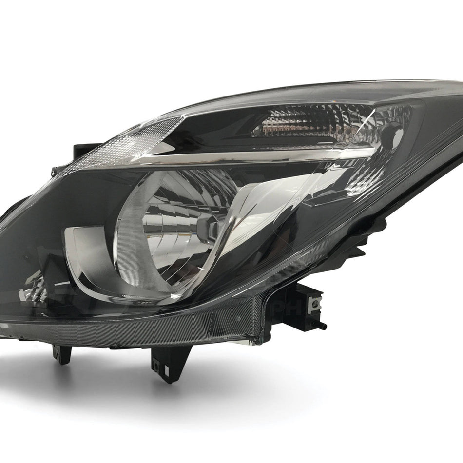 Headlights Black PAIR fits Mazda BT50 UR 2015 - 2020
