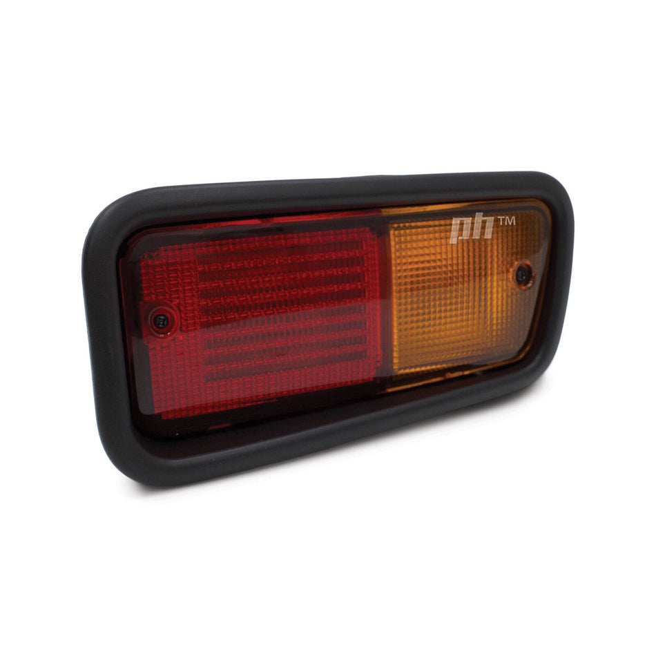 Rear Bumper Tail Lights PAIR With Surround & Wiring fits Nissan Patrol GQ GU Wagon 1992 - 2016