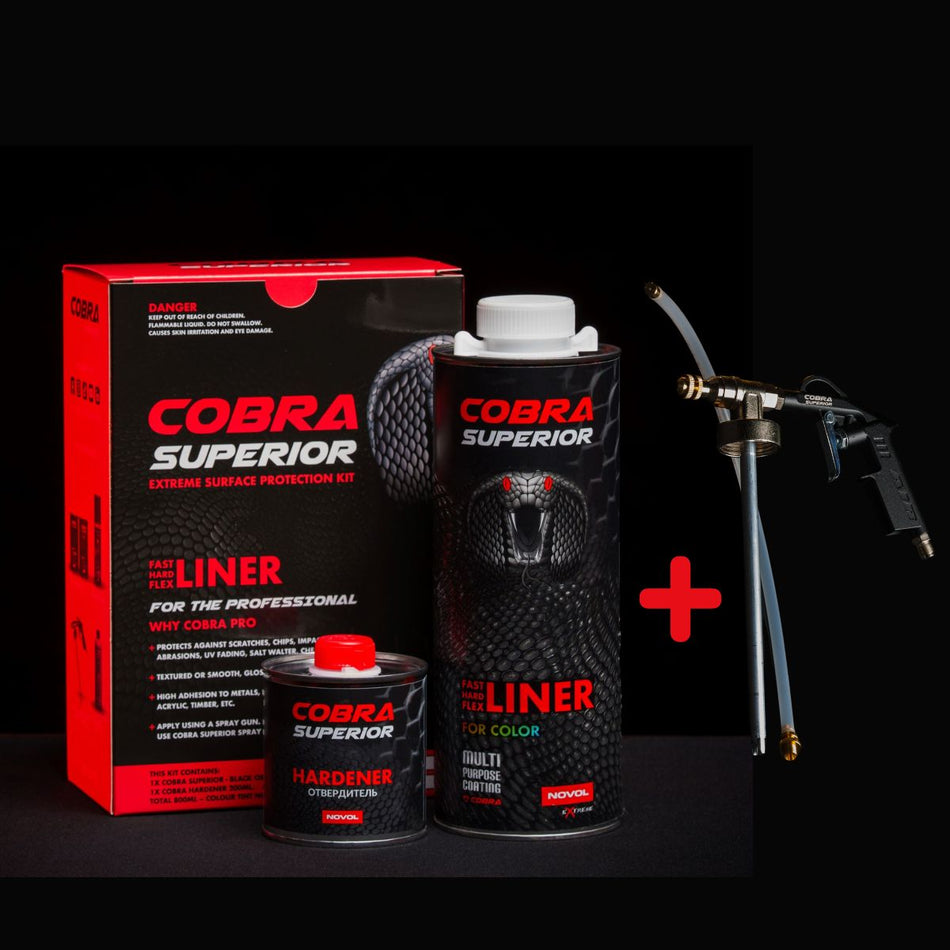 COBRA PRO TINTABLE All-in-One KIT - 800ml (Includes Superior Spray gun)