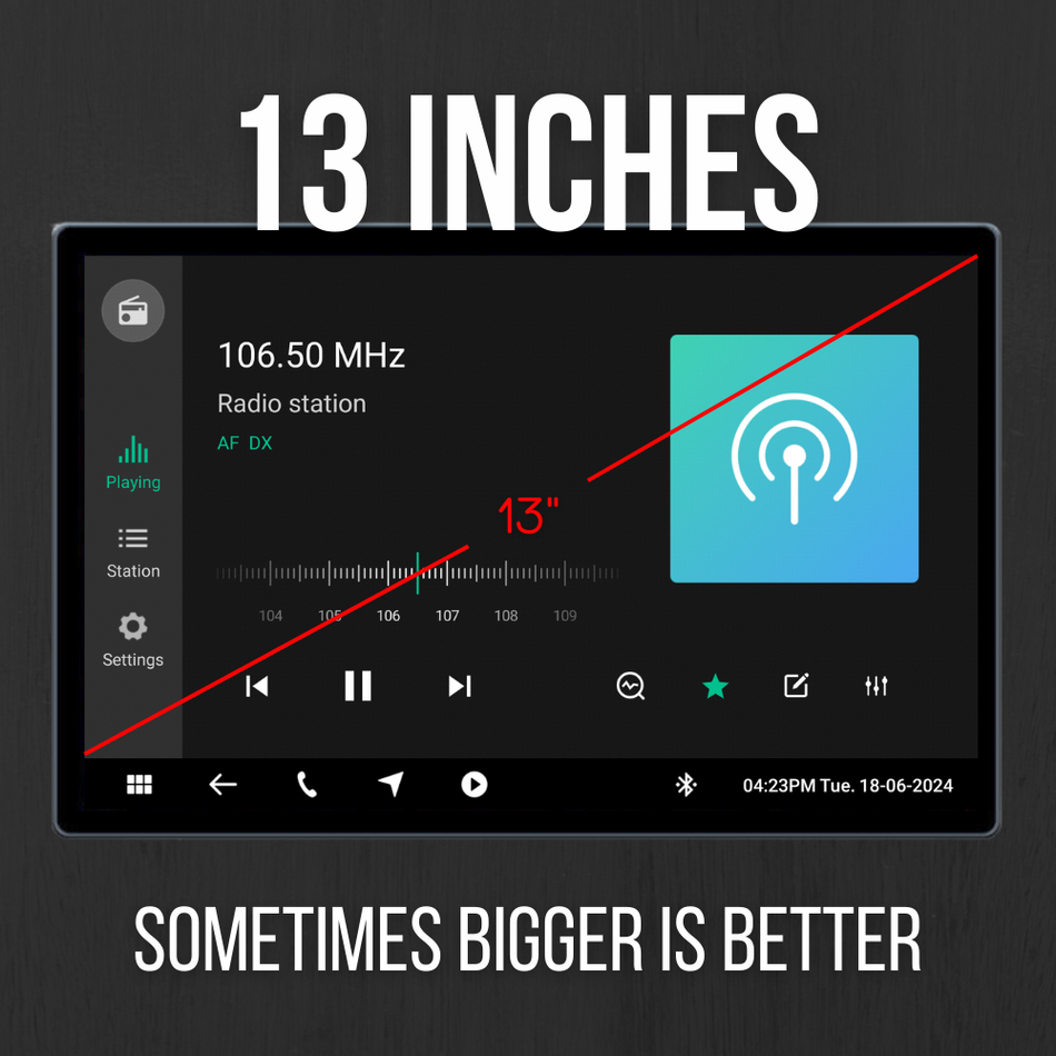 13" Maxx Ultra Fixed Head Unit