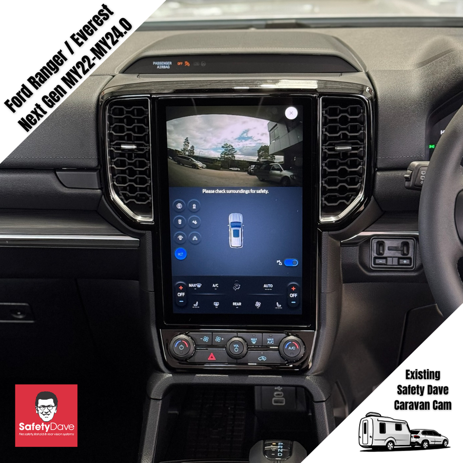 Next Gen Ford Ranger/Everest MY22-MY24.0 Safety Dave Caravan Camera Integration