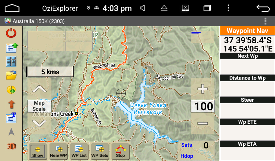 OziExplorer 1:150K Topographical Map Package