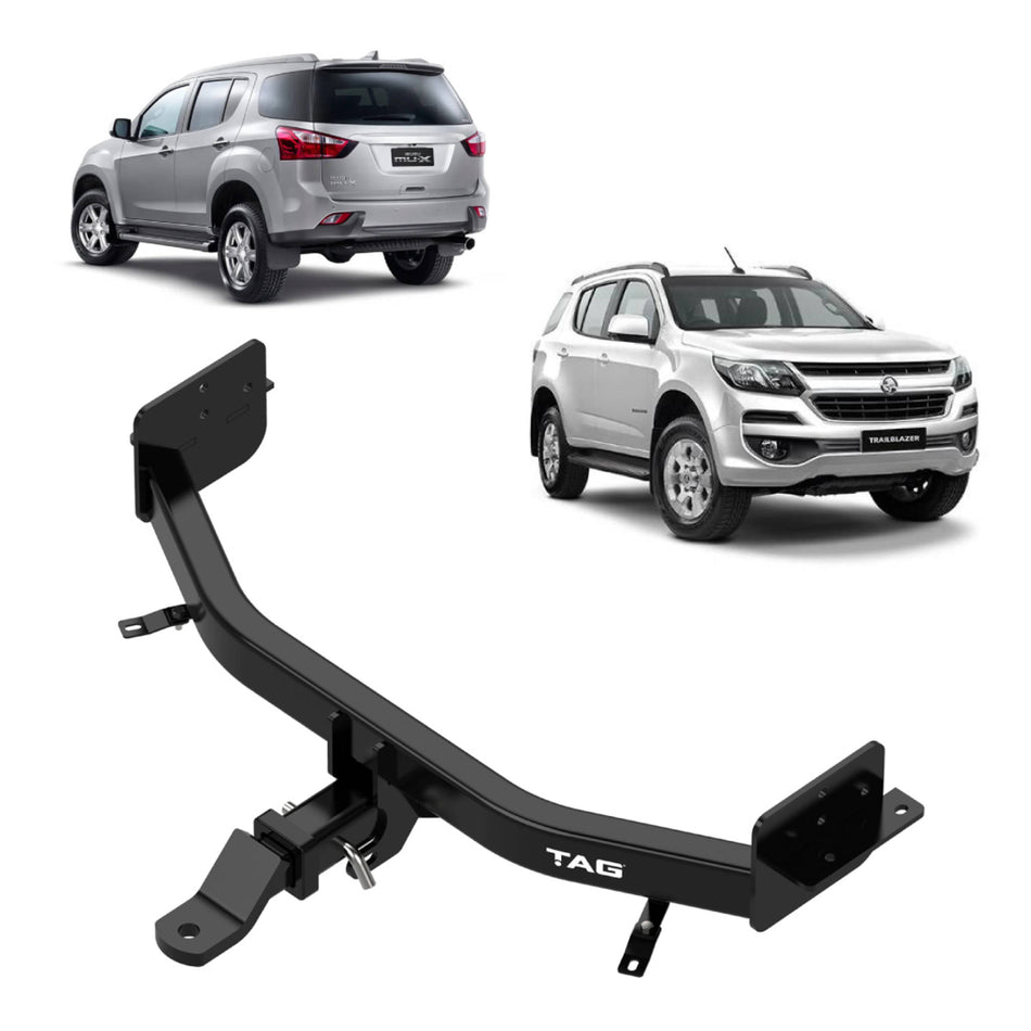TAG Heavy Duty Towbar & Direct Fit Wiring Kit for Holden Colorado 7 (06/2012 - 01/2018), Trailblazer (07/2016 - 10/2020)