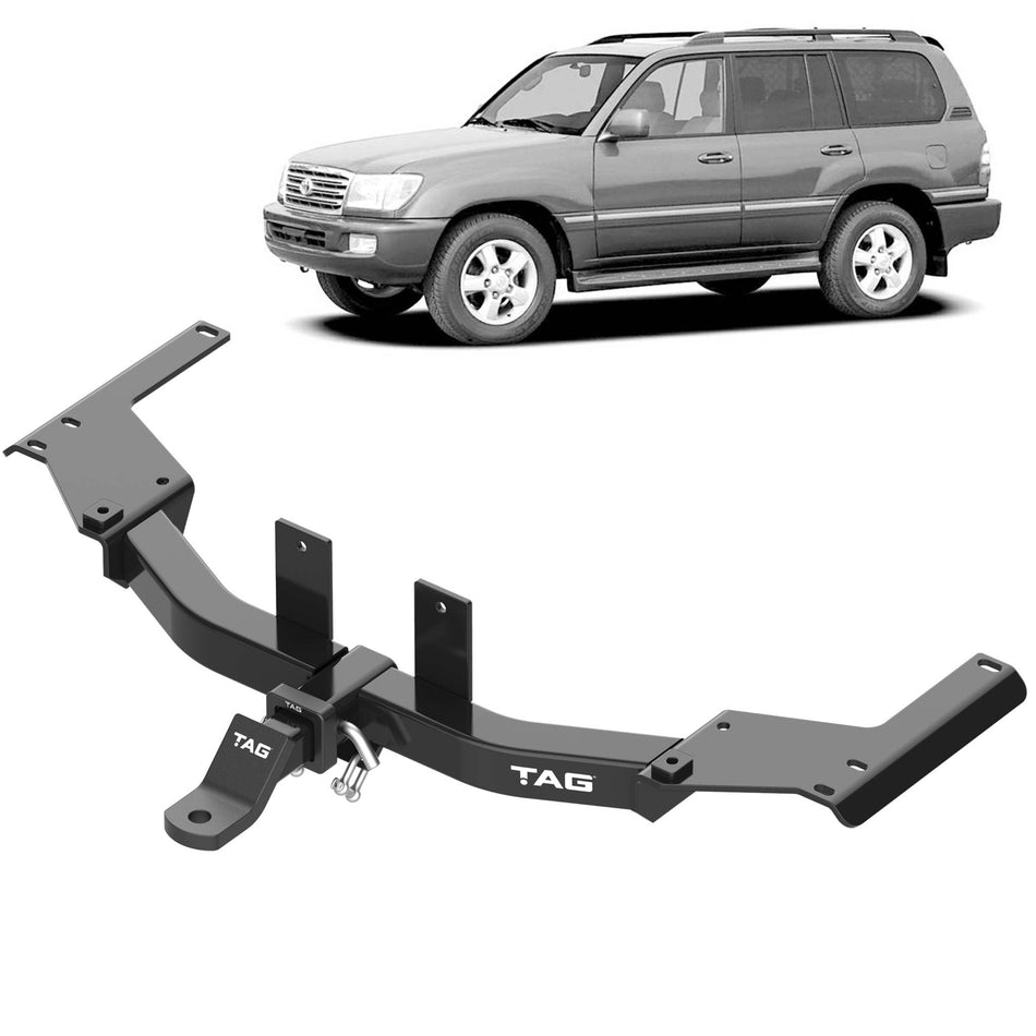 TAG Heavy Duty Towbar and Direct Fit Wiring Harness for Toyota Landcruiser 105 Series 6 Cyl Engines (03/1998 - 10/2007)