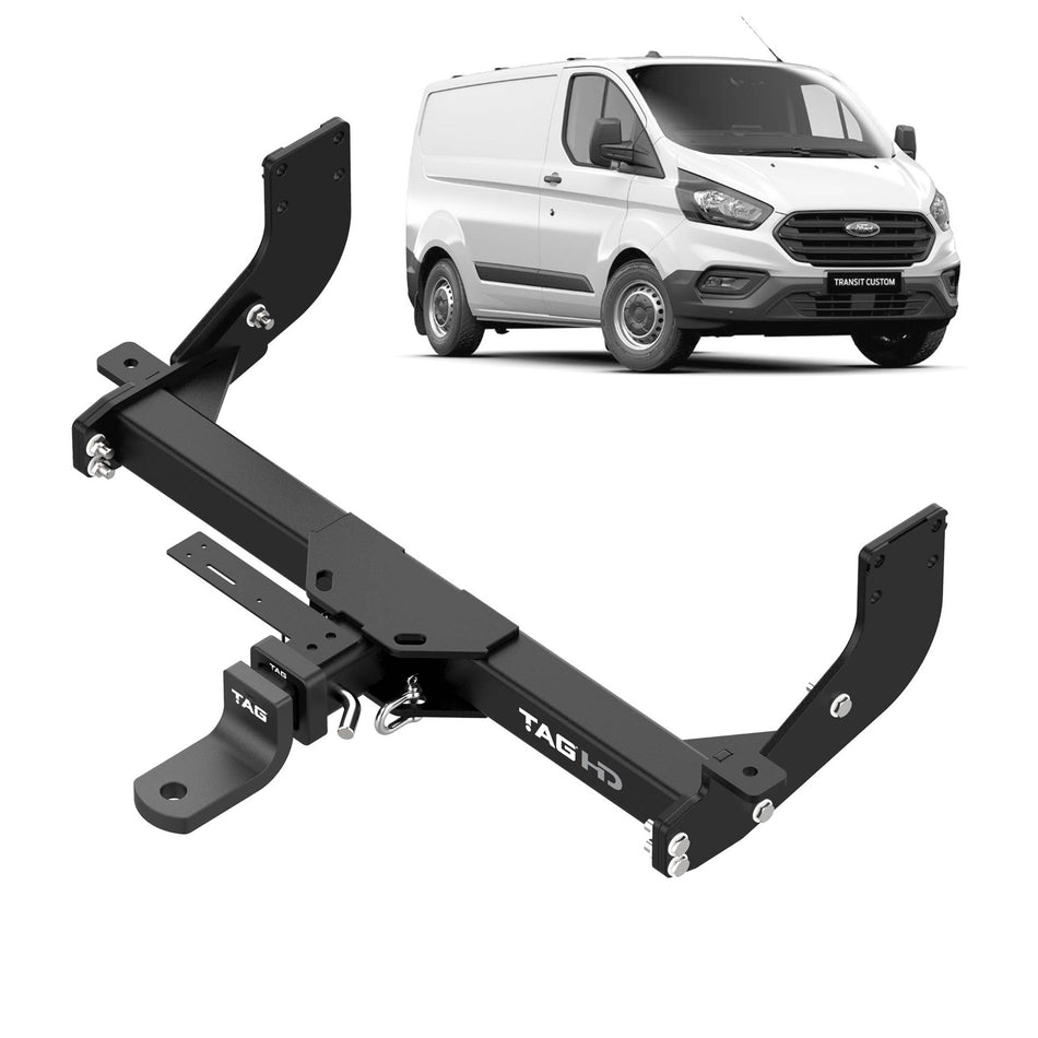 TAG Heavy Duty Towbar & Direct Fit Wiring for Ford Transit Custom VN (05/2014 - 02/2024)