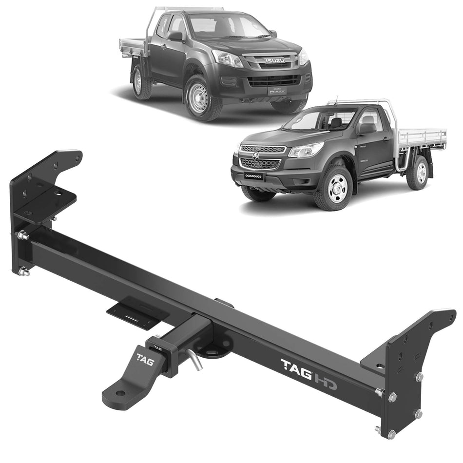 TAG Heavy Duty Towbar & Direct Fit Wiring Kit for Holden Colorado Cab Chassis (01/2012 - On)