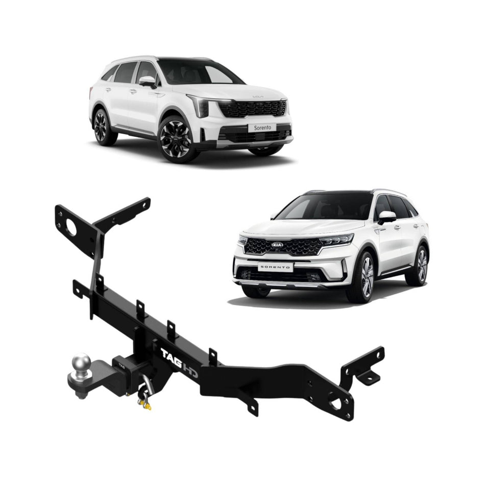 TAG Heavy Duty Towbar & Direct Fit Wiring for KIA Sorento Pre Facelift (03/2020 - 2024)