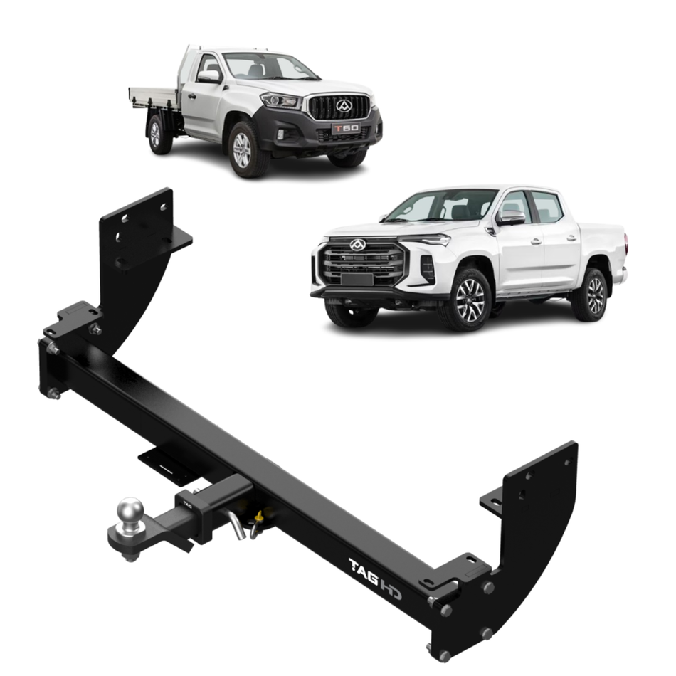 TAG Heavy Duty Towbar & Direct Fit Wiring for LDV T60 & T60 Max All Models Including Megatub (02/2024 - On)