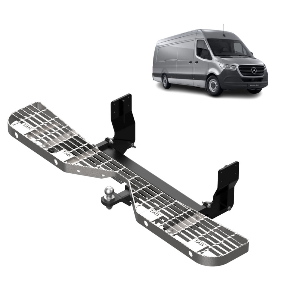 TAG Rear Step & Towbar for Mercedes Sprinter Van 907 (VS30) Wide Chassis (01/2019 - On)