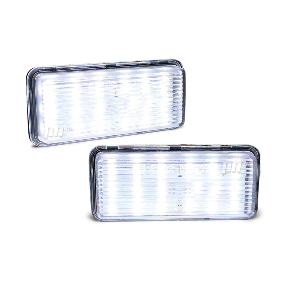 Number Plate Lights LED PAIR fits Toyota Landcruiser Prado 120 Series 2002 - 2009